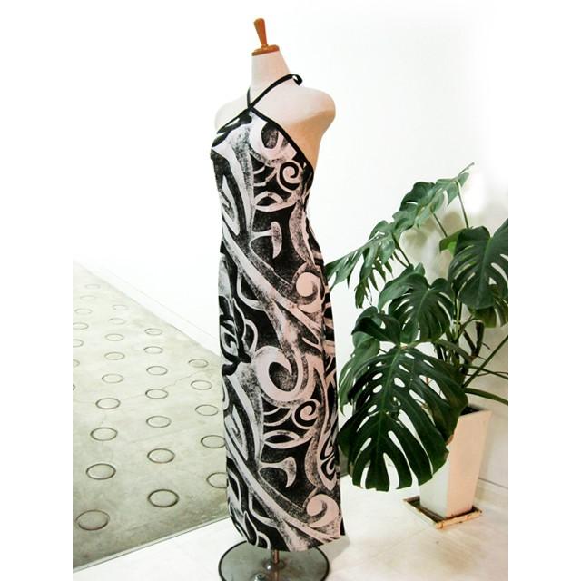 タヒチアン クロスネック ロングスリットドレス : P-Para - 通販