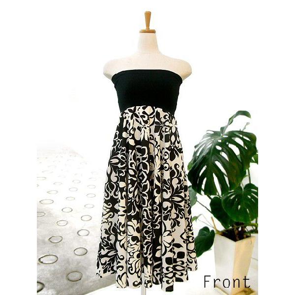 2640円 人気ブランドの新作 ハワイアン ベアトップワンピース Op04 A0444