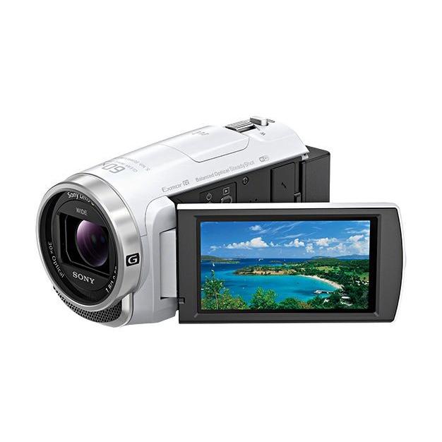 ソニー デジタルHDビデオカメラレコーダー Handycam CX680 ホワイト HDR-CX680 W