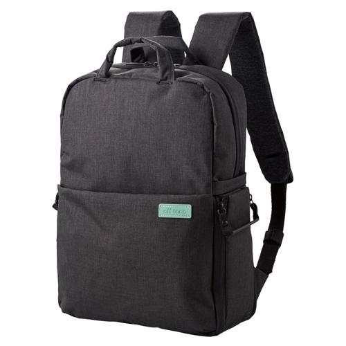 エレコム off toco/2STYLE/カメラバックパック/ブラック DGB-S043BK