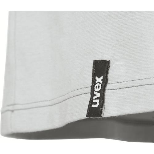 UVEX サクシード グリーンサイクルプラネット メンズTシャツ ライトグレー S 8888909 - 5
