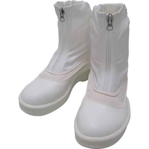 ゴールドウイン 静電安全靴セミロングブーツ ホワイト 25.5cm PA9875W25.5