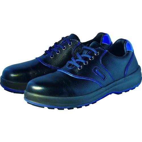 シモン 安全靴 短靴 SL11-BL黒 ブルー 26.0cm SL11BL26.0