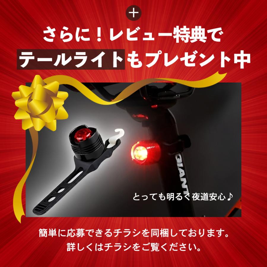 自転車ライト USB 充電式 LED 明るい 自動点灯 軽い 防水 オート