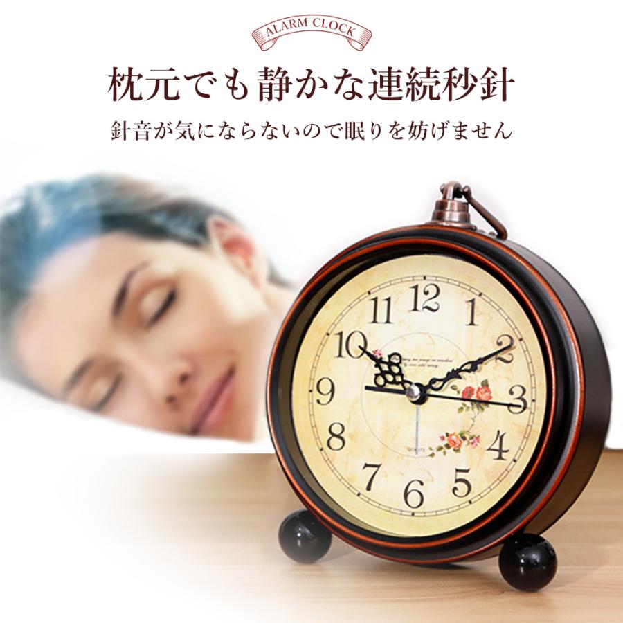 SALE／80%OFF】【SALE／80%OFF】置時計 おしゃれ アナログ 小さい 静音
