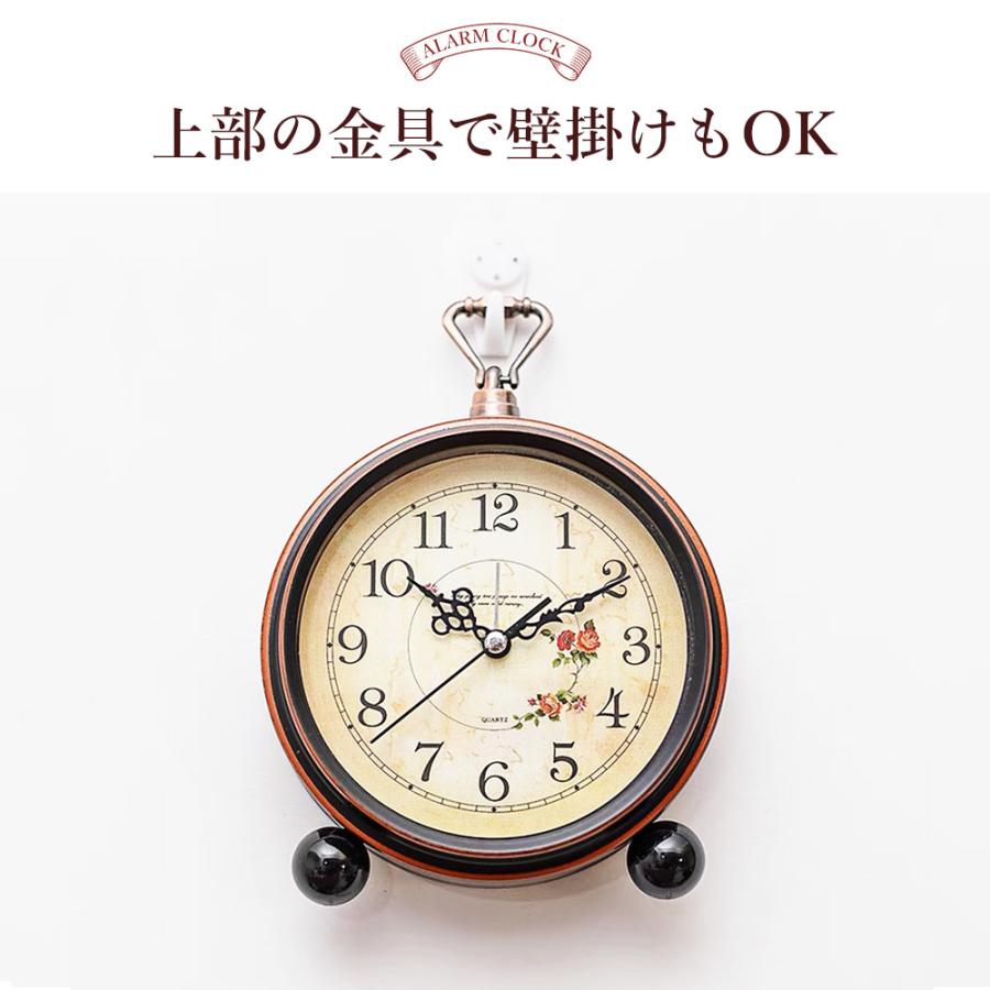 置き時計 アンティーク レトロ 置時計 連続秒針 目覚まし時計 アナログ ベッド 寝室 リビング 子供部屋 おしゃれ かわいい シンプル 静音 電子音 電池式 Daily 1015 Petit Planet Yahoo 店 通販 Yahoo ショッピング
