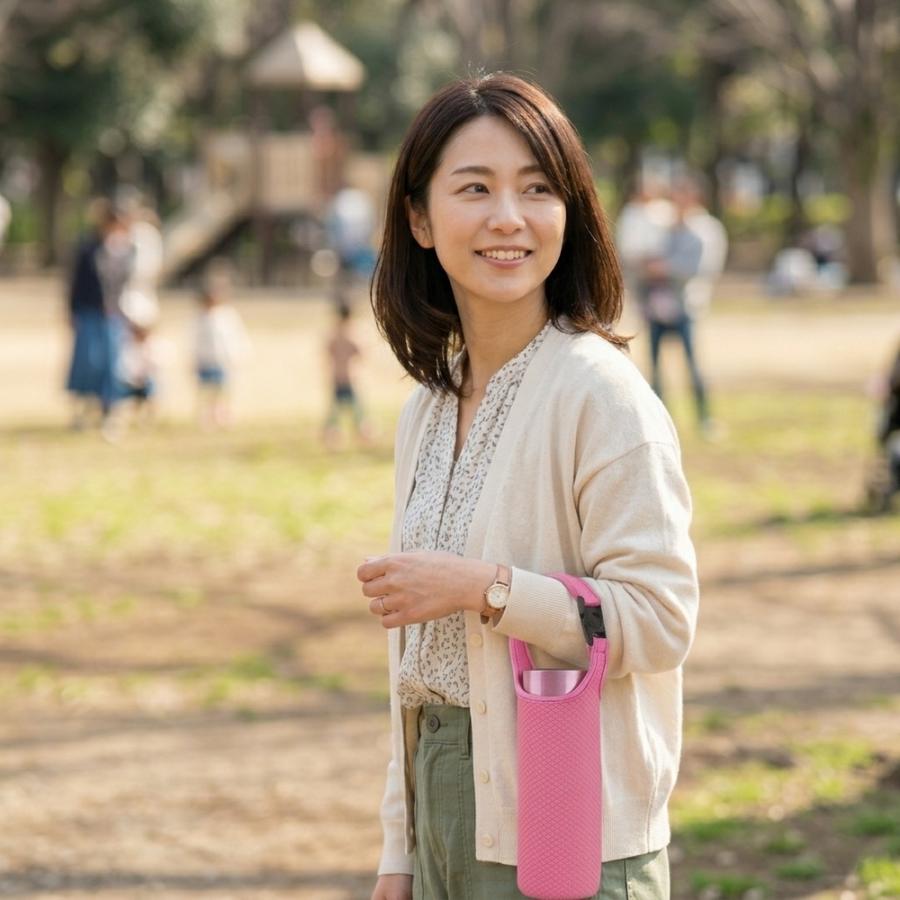 水筒カバー 子供 ショルダー 肩掛け ストラップ 水筒ケース ボトル