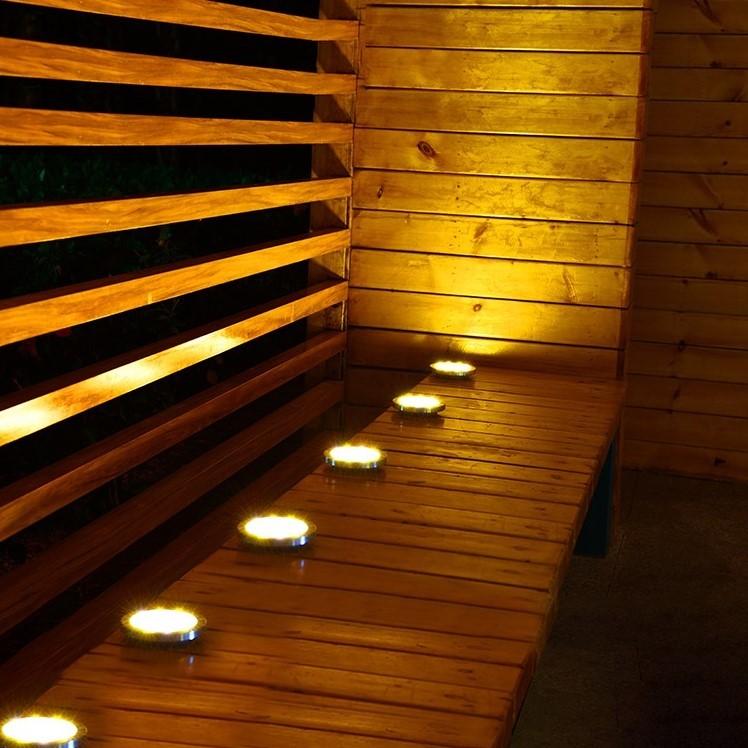 ソーラーライト ガーデンライト 4個セット 埋め込み式 屋外 ソーラー 8led 電球色 明るい おしゃれ 置き型 自動点灯 戸外 太陽光 間接照明 庭 防水 地面 Outdoor 1001 Petit Planet Yahoo 店 通販 Yahoo ショッピング