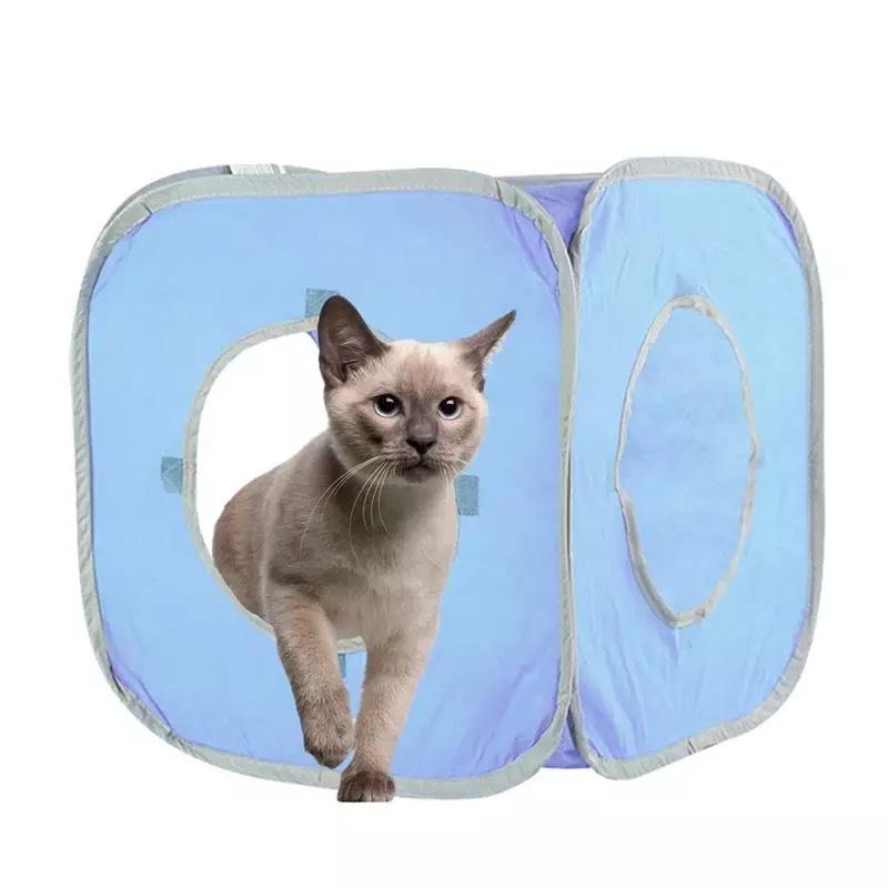 猫 おもちゃ トンネル キャットハウス キャットプレイキューブ