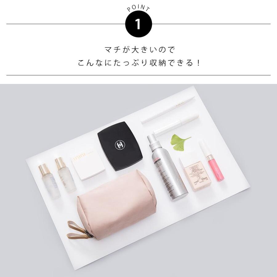 トラスト 化粧ポーチ 小さめ 仕切り付き 機能的 大容量 コンパクト かわいい 使いやすい おしゃれ メイク コスメ ポーチ バッグインバッグ 旅行 無地 シンプル 韓国 Microsoftwaypoint Com