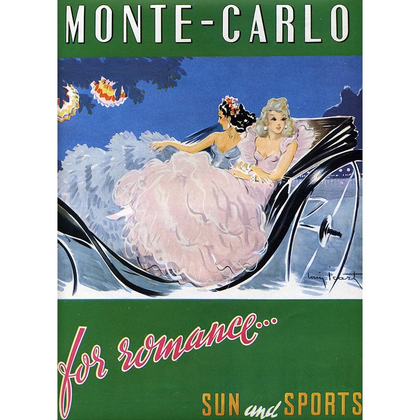 今年の新作から定番まで! 【p_prince】ルイ・イカール モンテカルロ MONTE-CARLO 1948年 リトグラフ 今年の新作から定番まで! 【p_prince】ルイ・イカール モンテカルロ MONTE-CARLO 1948年 リトグラフ
