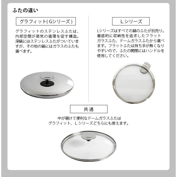 CRISTEL（クリステル） 鍋 ドームガラスふた G28cm グラフィット L