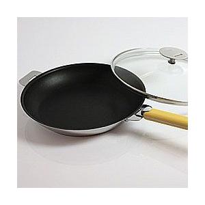 新品CRISTEL 24cm フライパン 蓋付き CRISTEL 鍋 クリステル CRISTEL ノンスティック フライパン