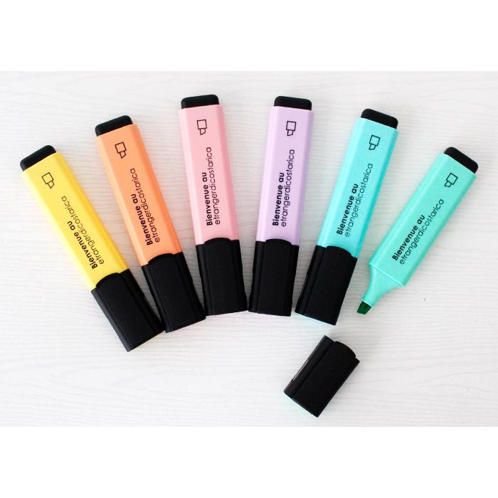 パステルマーカー 蛍光ペン HIGHLIGHTER ハイライター PASTEL 4色セット エトランジェ ディ コスタリカ メール4個まで便可