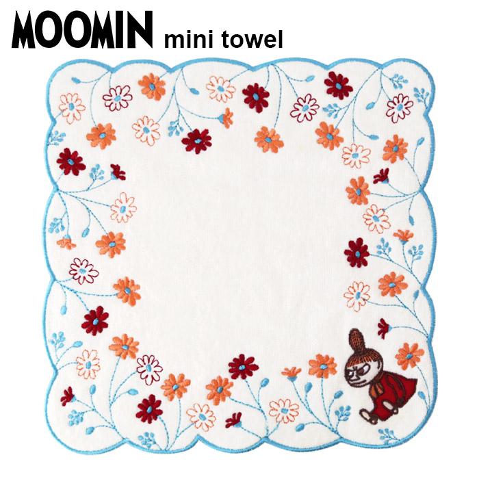 MOOMIN（ムーミン） ミニタオル リトルミイ 花々 メール便5枚まで可