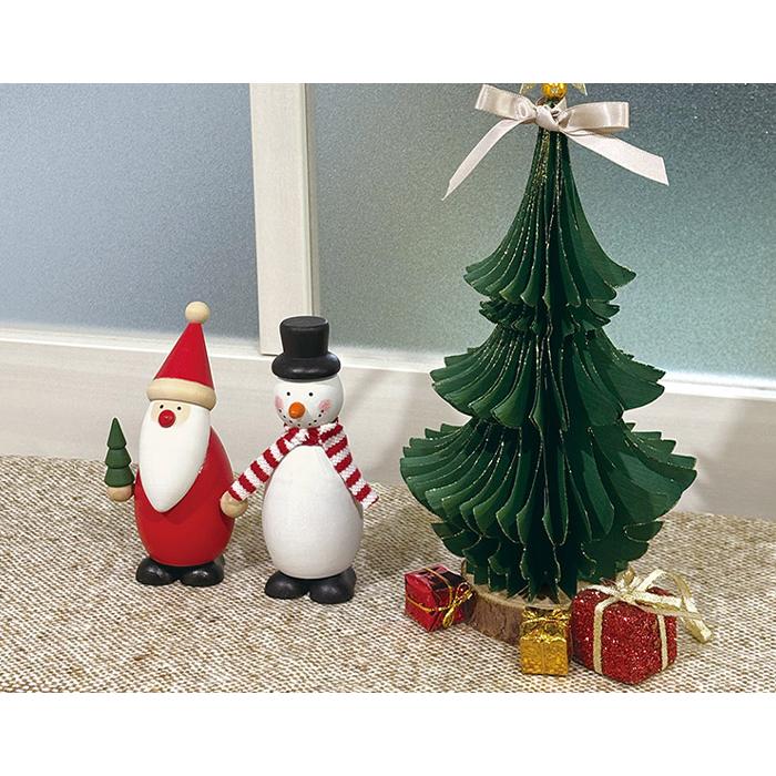 クリスマス 置物 その他 DECOLE（デコレ） 木製 置物 クリスマス ウッドマスコット 全4種