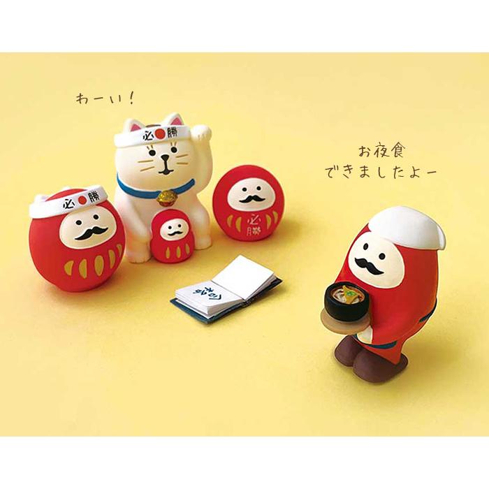 コンコンブル いのししセット　亥だるま DECOLE（デコレ） concombre コンコンブル 陶器の干支飾り 馬だるま