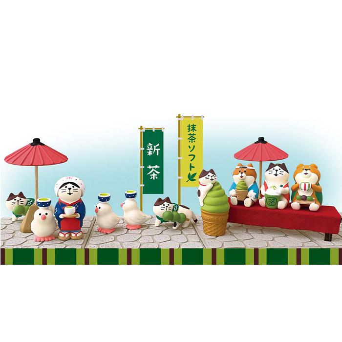 DECOLE（デコレ） コンコンブル concombre 春 福茶園 お茶屋の和傘