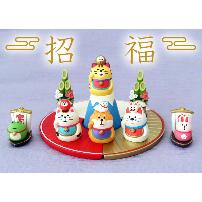 DECOLE（デコレ） コンコンブル concombre お正月 のせのせ招き 全4種