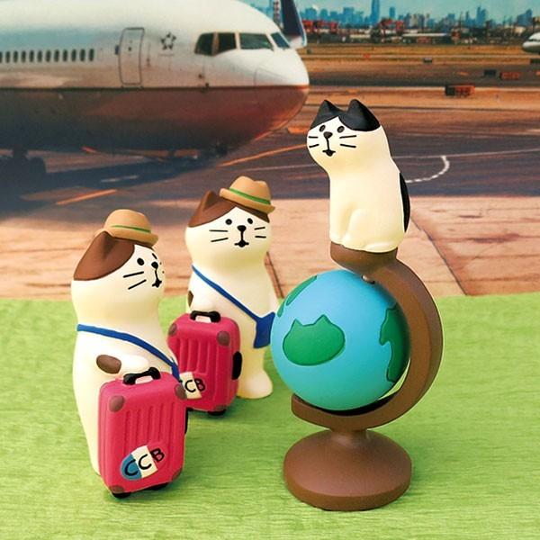 DECOLE（デコレ） concombre コンコンブル 旅猫 スーツケース猫 : 北欧