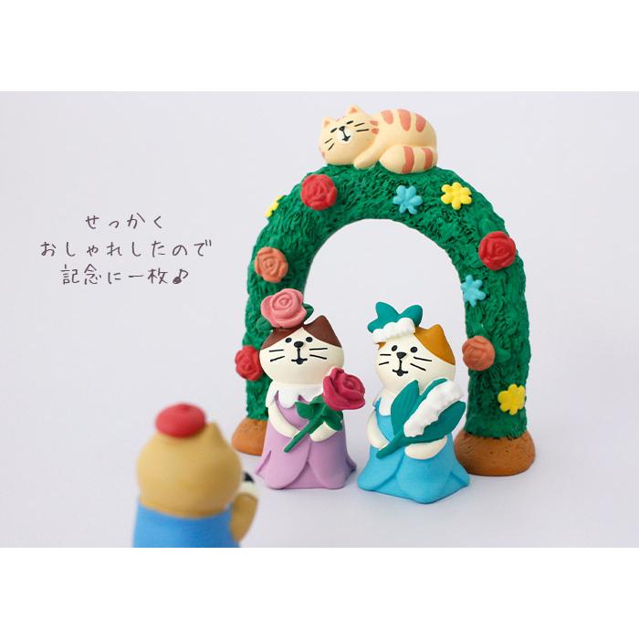 コンコンブル フラワーにゃんこセット DECOLE（デコレ） concombre コンコンブル ハッピーウエディング