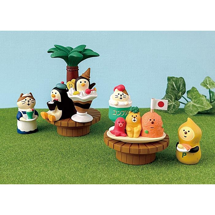 【レア・2色セット】コンコンブル デコレ ステーションベンチ フォトスタンド DECOLE（デコレ） concombre コンコンブル 裏庭ガーデンカフェ 椰子