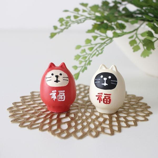 concombre コンコンブル 福ねこだるま : 北欧雑貨・家電のプレシャス