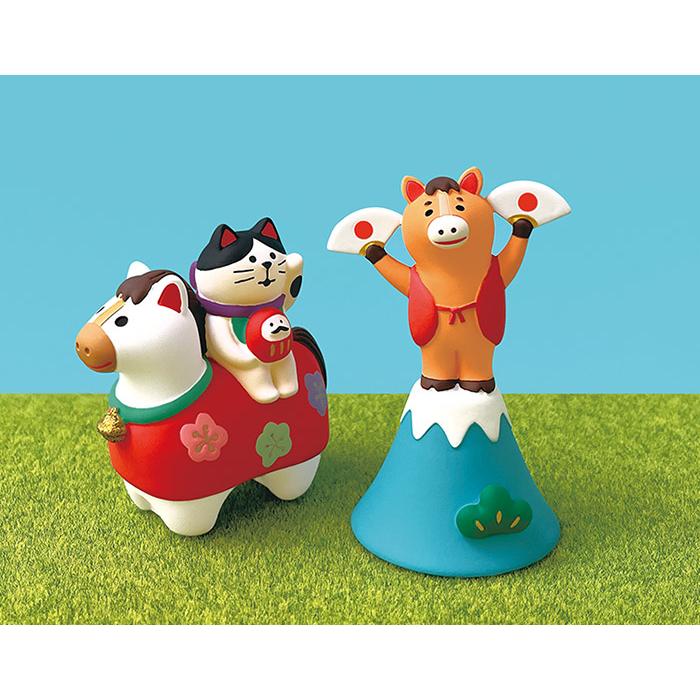 デコレ　コンコンブル　福馬10点　送料無料　3個割5%OFF DECOLE（デコレ） コンコンブル concombre お正月 福馬 富士で福踊り馬