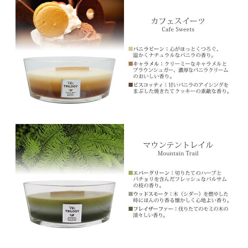 WoodWick（ウッドウィック） アロマキャンドル トリロジー ハース