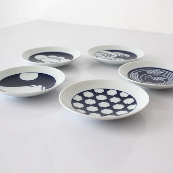 KIHARA（キハラ） KOMON コモン 豆皿 季節柄 5枚揃 専用箱入り : 北欧