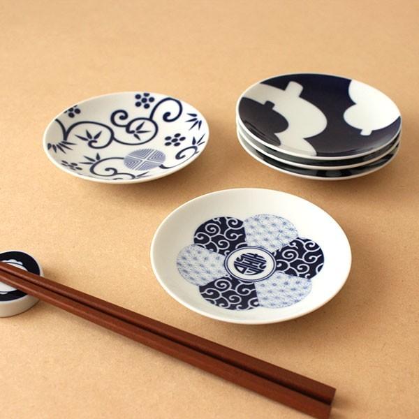 KIHARA（キハラ） KOMON コモン 豆皿 吉祥柄 5枚揃 専用箱入り : 北欧