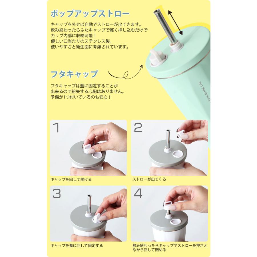 タンブラー 水筒 TYESO タイソ ティエソ ストロータンブラー 600ml 全
