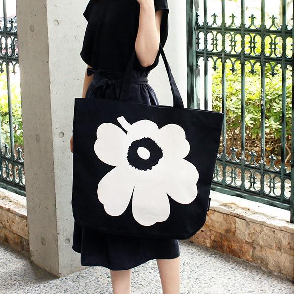マリメッコ 047931 TORNA WX トート BK/WT 910 marimekko トートバッグ マリメッコ ウニッコ Torna Wx ブラック