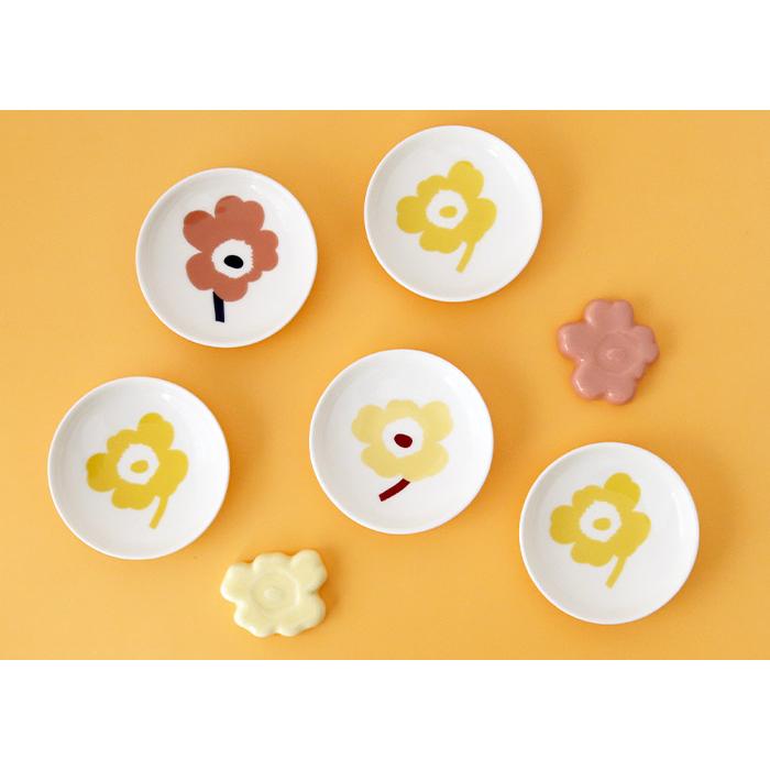 マリメッコ　ウニッコ　プレート　黄色　イエロー　スプリングイエロー marimekko マリメッコ UNIKKO PLATE ウニッコ プレート 8.5cm
