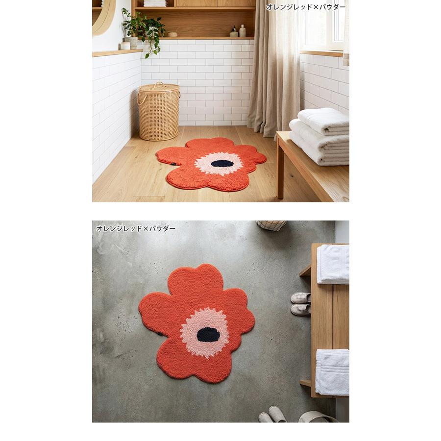 マリメッコ　新品　ウニッコ　バスマット　玄関マット　マット marimekko（マリメッコ） 玄関マット ラグ Unikko ウニッコ バスマット