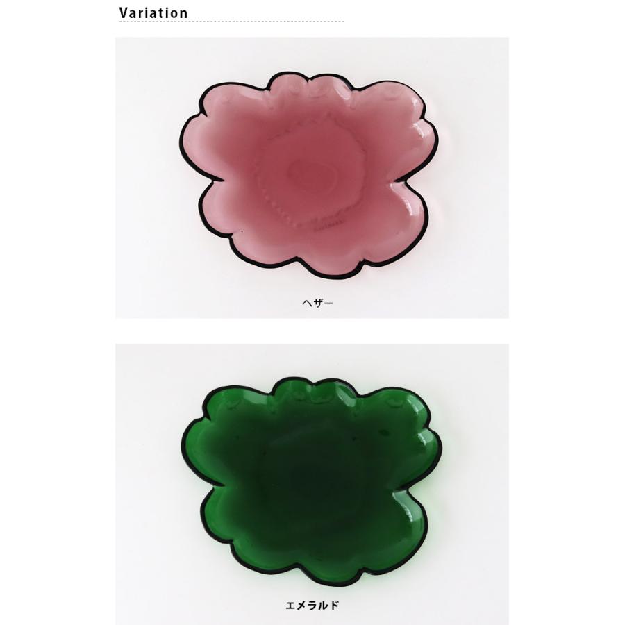marimekko（マリメッコ） プレート 皿 ウニッコ Unikko shape ガラス