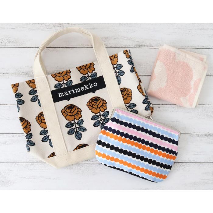 marimekko（マリメッコ） ポーチ がま口 横長大 Rasymatto