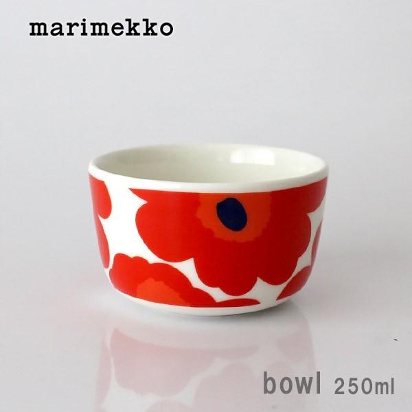 ボウル マリメッコ Unikko ウニッコ Bowl 250ml ホワイト×レッド