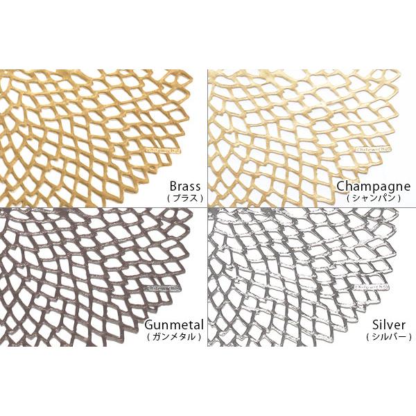 Chilewich Dahlia Brass ランチョンマット 6枚セット chilewich DAHLIA (チルウィッチ ダリア) ランチョンマット