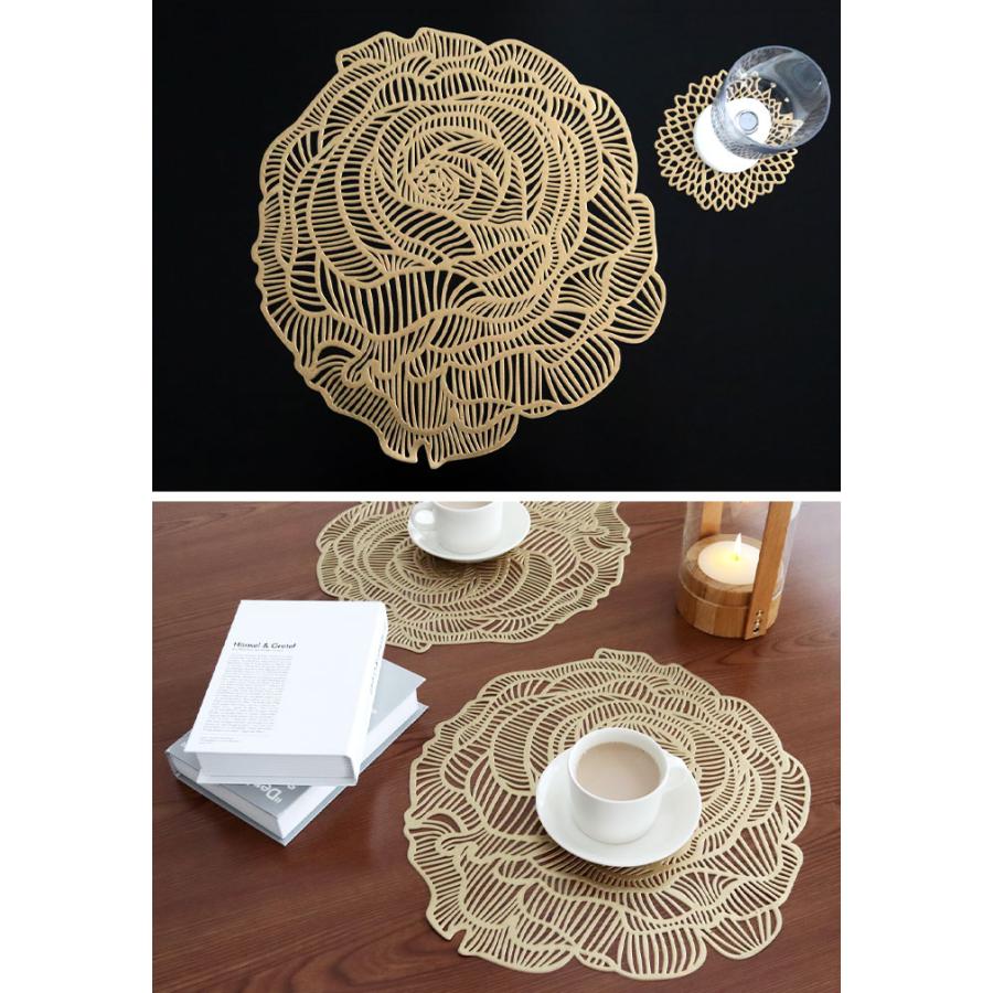 chilewich（チルウィッチ） ランチョンマット プレスド ローズ Rose 全