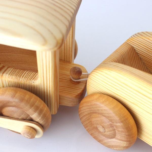 DEBRESK（デブレスカ） おもちゃ 木製 乗り物 ミニカー 北欧の汽車