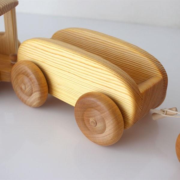 DEBRESK（デブレスカ） おもちゃ 木製 乗り物 ミニカー 北欧の汽車