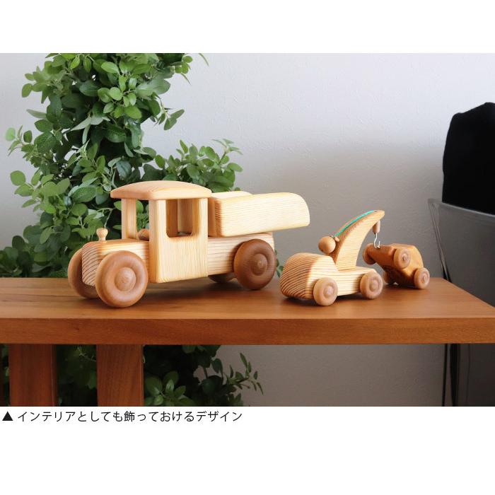 243新品・未使用　木のおもちゃ　手作り木製自動車 トラック　木製玩具　乗用玩具 おもちゃ（玩具） 木のおもちゃ 「 軽トラック」 （小）サイズ ※数量