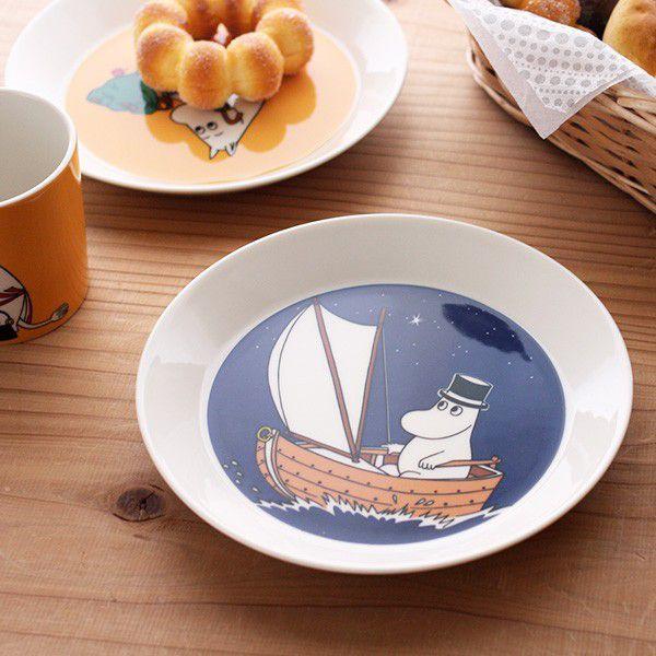 新品アラビアARABIA ムーミン プレート パパ ママ フローレン プレート皿 MOOMIN ARABIA プレート（ムーミンパパ/グレー） - MOOMIN SHOP