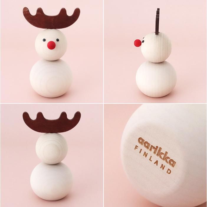 marimekko クリスマス 置物 アーリッカ aarikka トナカイ H10cm