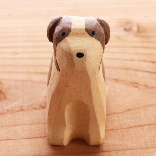 T-LABO polepole ぽれぽれ 木製 置物 ドッグス Dogs シリーズ セント
