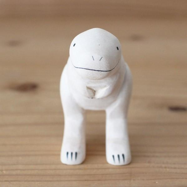 T-LABO polepole ぽれぽれ 木製 置物 恐竜 ティラノサウルス : 北欧