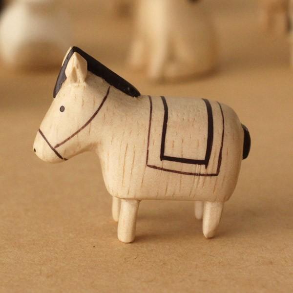 T-LABO polepole ぽれぽれ 木製 置物 えとシリーズ うま : 北欧雑貨