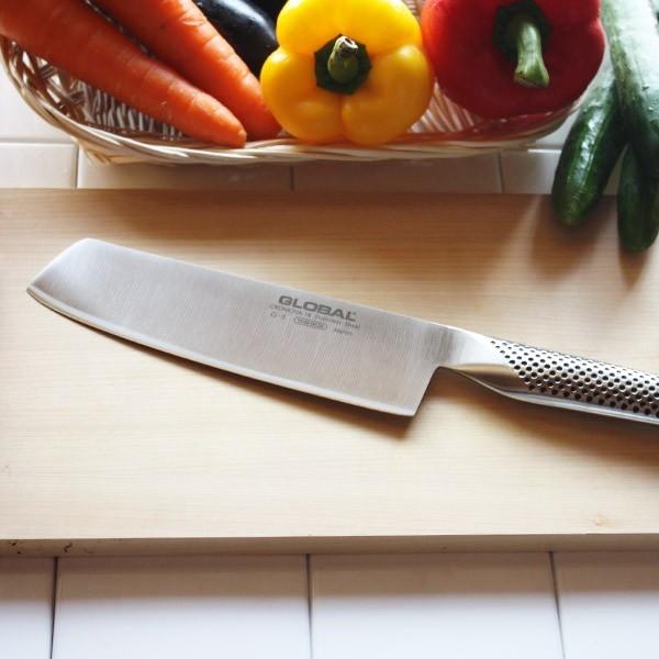 【研ぎ直し済】グローバル GLOBAL 菜切包丁 菜切り18cm 研ぎ直し済】グローバル GLOBAL 菜切包丁 菜切り18cm