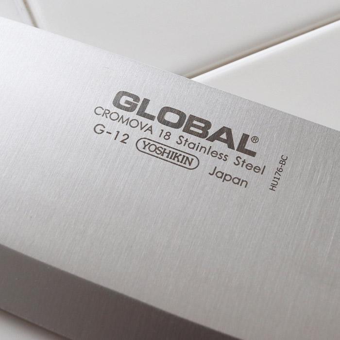 特典付 グローバル 包丁 GLOBAL G-12 ミートチョッパー 16cm 両刃 ステンレスの画像
